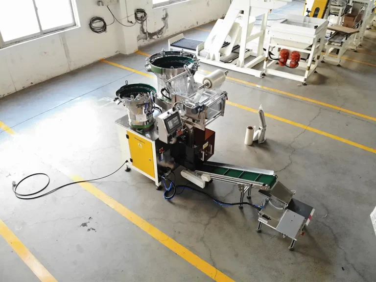 Automatic Nut and Bolt Packing Machine with Dual Bowl Counting System